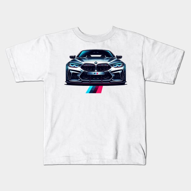 BMW M4 Kids T-Shirt by Vehicles-Art